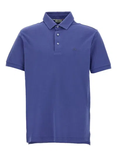 佩斯理印花纽扣POLO衫