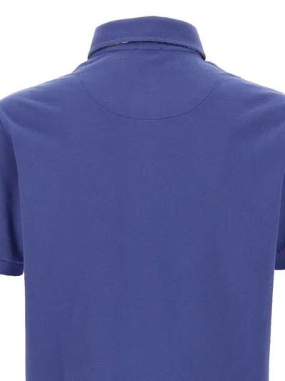 佩斯理印花纽扣POLO衫