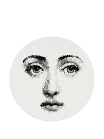Fornasetti Face-print Tripod Coffee Table In White
