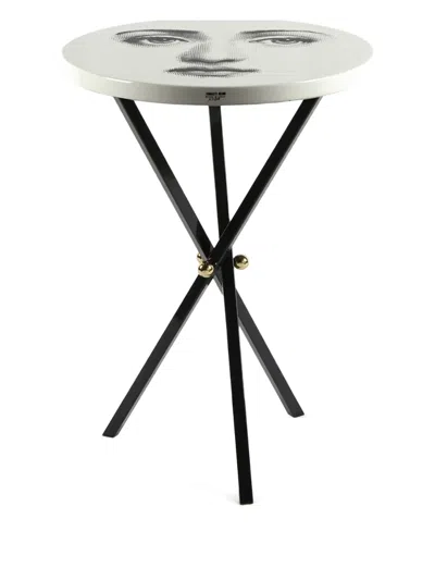 Fornasetti Face-print Tripod Coffee Table In White