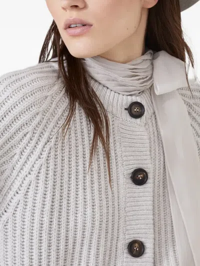 Brunello Cucinelli Felt Fedora In White