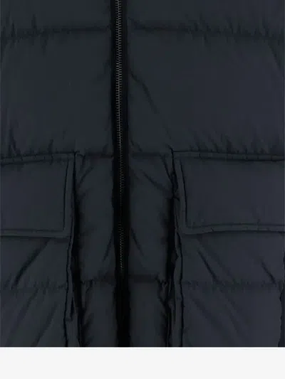 Herno Hooded Padded Jacket In Blue