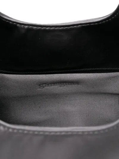 Gimaguas Curved-handle Tote Bag In Silver