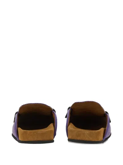 College Sabot With Iconic "x" In Purple