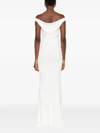 Roserry Embellished Sleeveless Maxi Dress In White