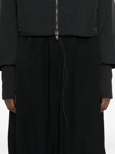 Y-3 Drawstring Elasticated Track Pants In Black