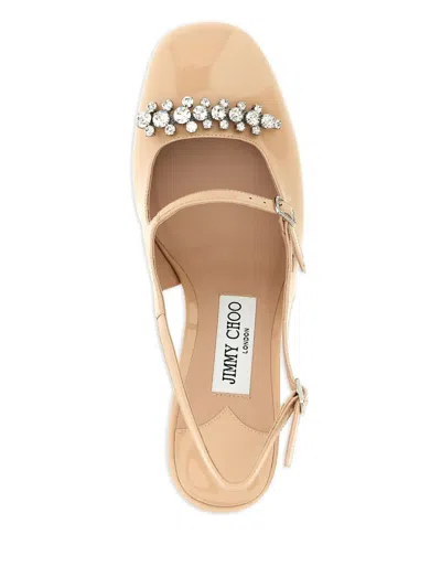 Jimmy Choo 'belinda' Embellished Slingback Pump In Pink