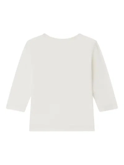 Bonpoint Baby Boys Tahsin Long Sleeve T-shirt In White