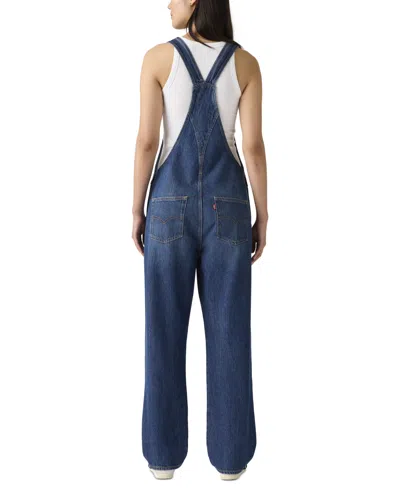 Levi's Baggy Highwater Overalls In Blue