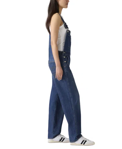 Levi's Baggy Highwater Overalls In Blue