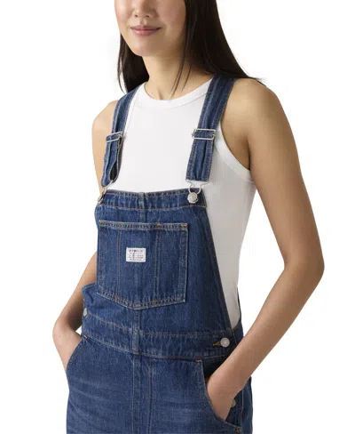 Levi's Baggy Highwater Overalls In Blue