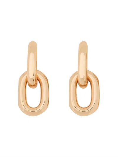 Rabanne Earrings Link Xl In Gold