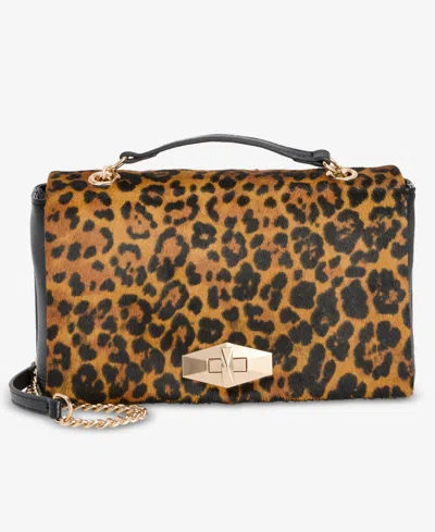 Inc International Concepts Soft Ajae Leopard-print Shoulder Bag, Macy's Exclusive In Multi