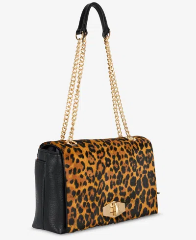 Inc International Concepts Soft Ajae Leopard-print Shoulder Bag, Macy's Exclusive In Multi