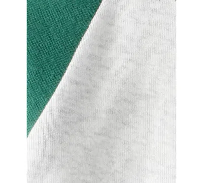 Carter's Baby Boys Round Neck Long Sleeve Rib 4-pc. Bodysuit In Multi