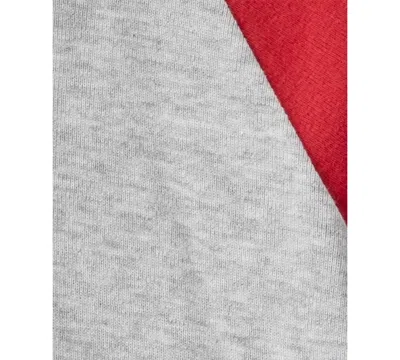 Carter's Baby Boys Round Neck Long Sleeve Rib 4-pc. Bodysuit In Multi