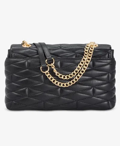 Inc International Concepts Soft Ajae Quilted Shoulder Bag, Exclusively At Macy's In Black
