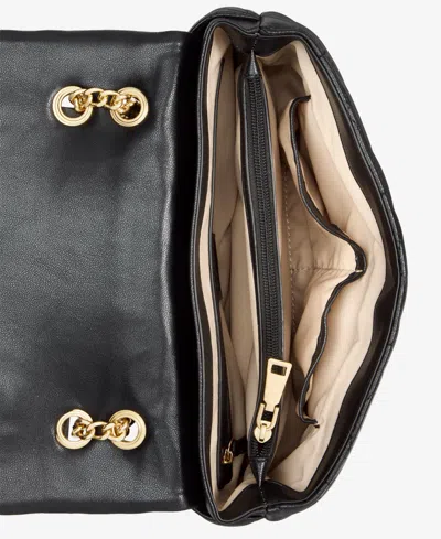 Inc International Concepts Soft Ajae Quilted Shoulder Bag, Exclusively At Macy's In Black