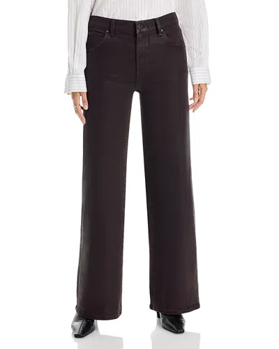 Kobi Halperin Sagit High Rise Jeans In Carob In Brown