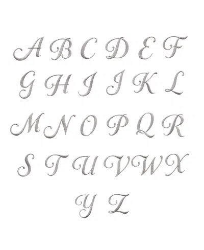 Linum Home Linum Font Monogrammed Luxury 100% Turkish Cotton Novelty 2-piece Hand Towels, 16" X 30"