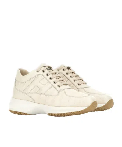 Hogan Interactive Sneakers In Neutral