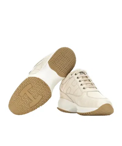 Hogan Interactive Sneakers In Neutral