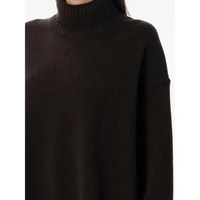 Soeur Womens Chocolat William High-neck Merino-wool Jumper In Brown