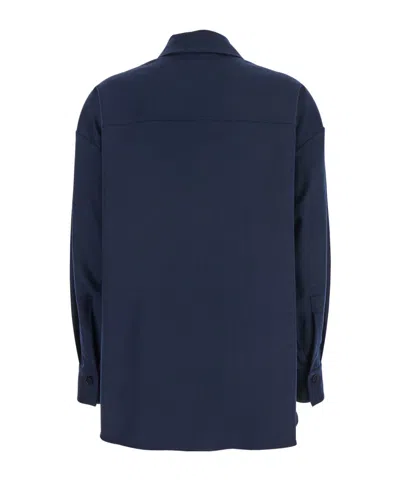 Antonelli Button-up Long Sleeve Shirt In Blue