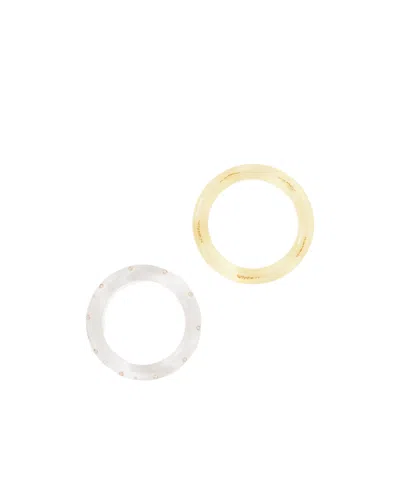 Chloé Plage Set Of Two Bangles In Multi