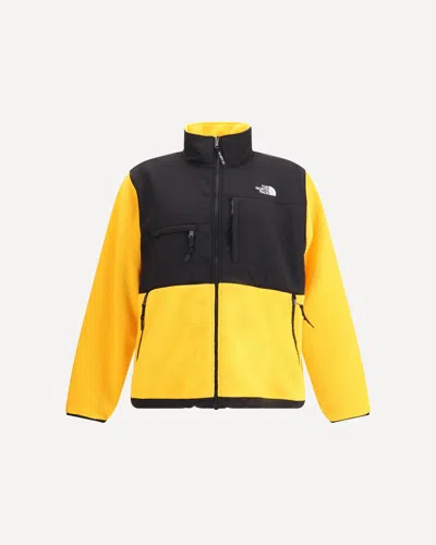 The North Face Trimmed Fleece Neck Panelled Zip Pockets In Yellow