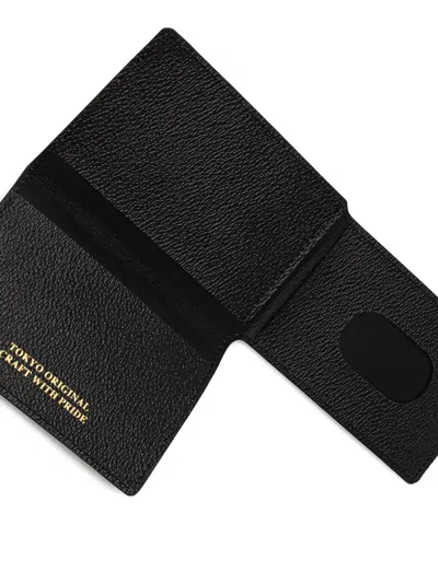 Neighborhood Logo-print Cardholder In Black