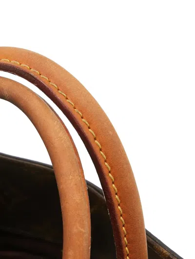 Pre-owned Louis Vuitton 2015 Montaigne Bb Two-way Handbag In Brown