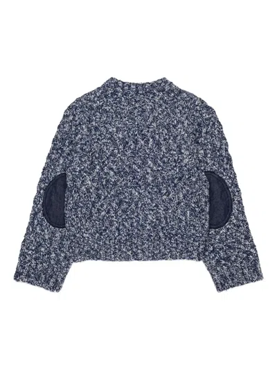 Dsquared2 Cable-knit Sweater In Blue