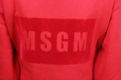 Msgm Sweater In Red