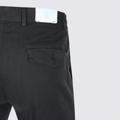 Eleventy Trousers Featuring Back And Side Pockets In Black
