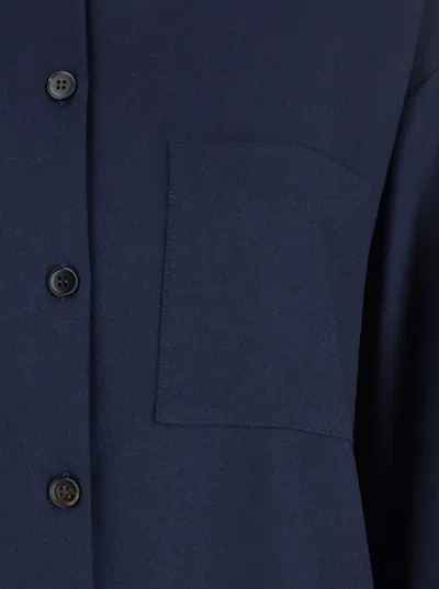 Antonelli Button-up Long Sleeve Shirt In Blue