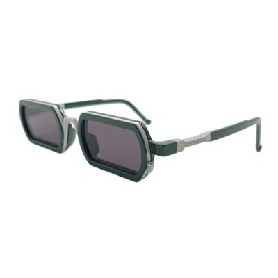 Vava Eyewear Wl0072 White Label Green Sunglasses In Green