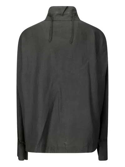 Cini Linen Jacket In Black