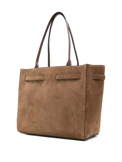Tom Ford Audrey Medium Tote Bag In Brown