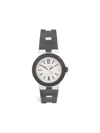 Pre-owned Bvlgari Diagono 38mm In Gray