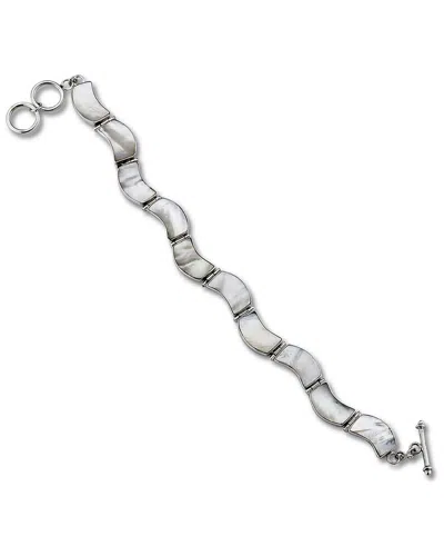 Samuel B. Silver Pearl Bracelet In Metallic