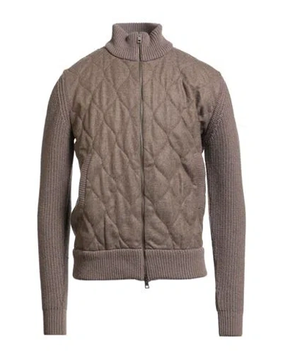 Boglioli Man Jacket Taupe Size Xxl Virgin Wool In Brown