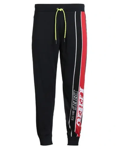 Iceberg Man Pants Midnight Blue Size 3xl Cotton In Black