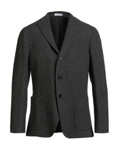 Boglioli Man Blazer Dark Green Size 38 Wool, Cashmere In Blue
