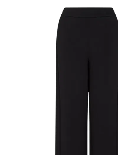 Emporio Armani Travel Essentials Capsule Collection Interlock Jersey Trousers In Black