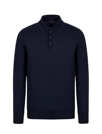 Emporio Armani T-shirts And Polos In Blue
