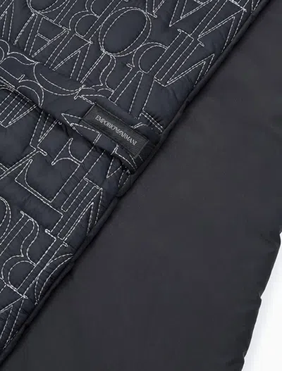 Emporio Armani Scarfs In Black