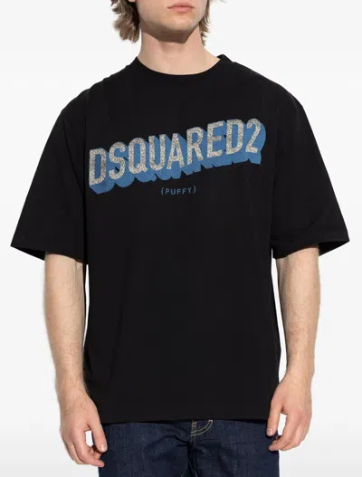 Dsquared2 T-shirts And Polos In Black