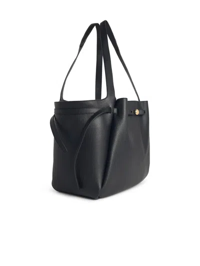 Tory Burch Saint Laurent Cassandre Leather Bucket Bag In Black
