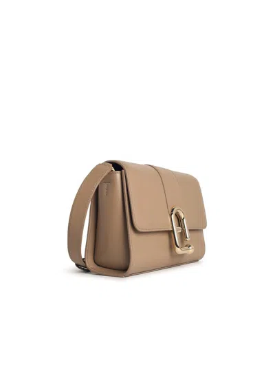 Furla 'urban S' Beige Lear Crossbody Bag In Sand